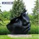Customized Outdoor Garden Decoration Large Abstract Face Bronze Statue