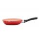 Home cooking pans granite induction egg skillet 16cm red color special frying pan for induction cooker