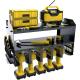 Power Tool Organizer Wall Mount Durable 3 Layer Tool Storage for 5 Slots Cordless Power Drills