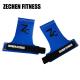 Blue Rogue Fitness Hand Grips Fingerless Gymnastic Carbon Fiber Leather Gloves Palm Protect