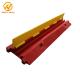 Portable Yellow Cover 2 Channel Pvc Cable Protector Ramp Indoor Or Outdoor Usage