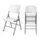HDPE Plastic Folding Chairs Outdoor White Folding Chairs Plastic Customized