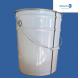 10l Round Paint Bucket 0.28mm Empty With Lug Flower Lid