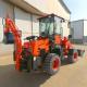 High Operating Efficiency Compact Loader Backhoe with BOXINHUASHENG Hydraulic Valve