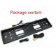 Waterproof HD 170 Degree wide Vewing Angle License Plate Frame Rear View Backup
