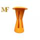 #2-#12 Orange Drum Plastic Rebar Caps Hourglass 40mm For Fall Safety