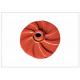 Mining A49 2 Inch Water Pump Impeller semi open Abrasion Resistant
