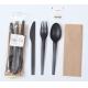 Restaurant Wrapped Cutlery Kit , Disposable Cutlery Kit With Napkin / Salt / Pepper