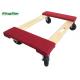 Swivel Wheel Carpeted Moving Dolly , Carpet Rolling Furniture Dolly MD12FC-100VRH