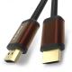 Multimedia 6ft Flat 4k Hdmi Cable , UL Gold Plated Hdmi Arc Cord
