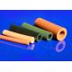 Insulation Silicone Foam Tube Excellent Tensile Strength Cloth Marks Sheet Surface
