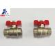Dn15 Forged Brass Ball Valve T Handle Chrome Plated