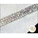 Wedding bling bling crystal chain for jewelry decorative trim fancy accessory clothing rhinestone cup chain wholesale