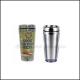 Promotion printed logo stainless steel coffee sports mug water drink cup bottle