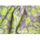 Warp Knitted Recycled Swimwear Fabric Poly Elastane Screen Print Flower Design