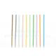 Convenient Rainbow Striped Paper Straws Eco Friendly Paper Drinking Straws