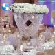 China manufacturer wholesale luxury Wedding centerpieces large crystal flower stands