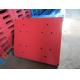 Chinese hot selling red color double face europe standard plastic pallets