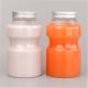 500ml Plastic PET Bottles Unique Shape Fruit Juice Bottles OEM With Lid