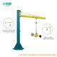 Vacuum Glass Handling Cantilever Jib Crane With Suction Cups Glass Loading