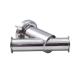 Soft Seal Stainless Steel Sanitary Liquid Y-Type Filter for Food Processing Industry