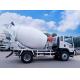Mobile Concrete Mixer Truck , 6 - 12 Laps / Min Concrete Mixer Pump Truck