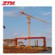 ZTT146 Flattop Tower Crane 8t Capacity 60m Jib Length 1.5t Tip Load Swing Crane Lifting Equipment