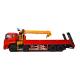 HBQZ Dongfeng Straight Arm 8*4 Chassis 16 Ton Mobile Truck Crane For Pick Up