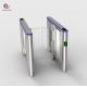 304 Stainless Steel Automatic Turnstile Flap Barrier Gate Entrance Bidirectional