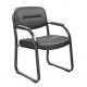 Black Vinyl China Conference Chair