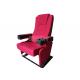 Big Cup Holder Commercial Theater Seating Sit Back Linkage Mechanism Rocking Chair