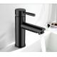 Lead Free Black Stainless Steel Basin Faucet Wear Resistant Customized Logo