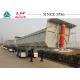 Heavy Duty Dual Axle Tipper Trailer , Tipper Semi Trailer 20-40 M³ Capacity