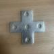 Strong Quake Seismic Accessories Adjustable Angle Galvanized Bolted Steel Bracket Accessories