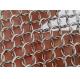 0.8x7mm Stainless Steel Metal Ring Mesh Welded Type For Architecture Decoration