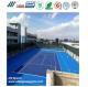 830% Elongation at Break Silicon PU Tennis Court Flooring