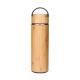 Eco Friendly 40 Oz Insulated Stainless Steel Water Bottles Bamboo Outside With Tea Infuser
