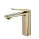 Ceramic Valve Core Single Handle Brass Basin Faucet for Modern Design Hotel Bathroom