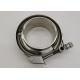 Stainless Steel 304 Quick Fittings 3 Inch Exhaust V Band Clamp With Flange