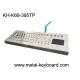 70 Keys Metal Industrial PC Keyboard with touchpad In USB Interface