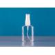 Flip Top Caps 140ml Pet Plastic Bottle Transparent For Hand Wash Sanitizer