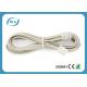 RJ11 To RJ11 Plugs Telephone Cable Wire , Internet Phone Cable 7 Foot Bare Copper