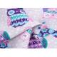 Cartoon Printed 100% Cotton Flannel Cloth 150gsm For Baby Blanket