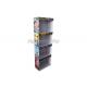 Strong Beautiful Cardboard POS Displays CMYK Printed With 4 Flat Shelves