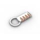 Tagor Jewelry Top Quality Trendy Classic Men's Gift 316L Stainless Steel Key Chains ADK63