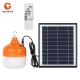 Outdoor Waterproof Solar LED Bulb 20W 50W Remote Control E27 Rechargeable