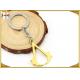 Hangbag Accessories Metal Key Ring , Sliver Or Golden Plating Bulk Keychain