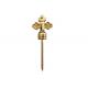 PP And Iron Funeral Coffin Screw 5# Casket Decoration Gold Cross Shaped