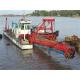 Land Reclamation Cutter Suction Dredger Small Submerged Type Large Output