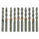 10x 1/8 Carbide Flat Nose End Mill CNC Router Bits Double Flute Spiral 17mm by china-oyea.com